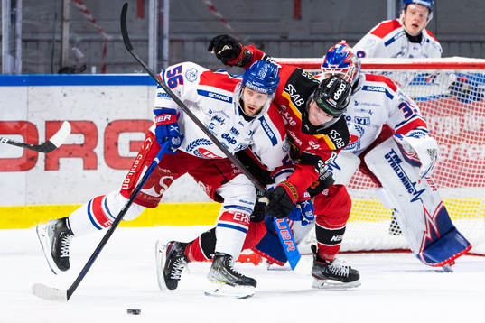 Oskarshamns Robin Norell och Luleås Joonas Rask