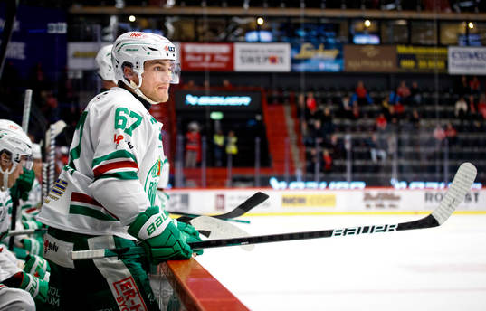 Rögles Leon Bristedt deppar vid 1-0