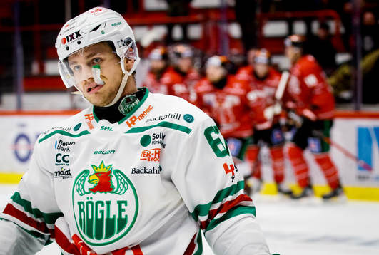 Rögles Leon Bristedt deppar vid 2-1
