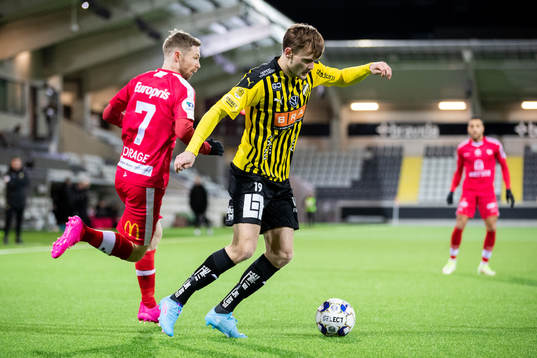 Fredrikstads Thomas Drage och Häckens Oscar Uddenäs