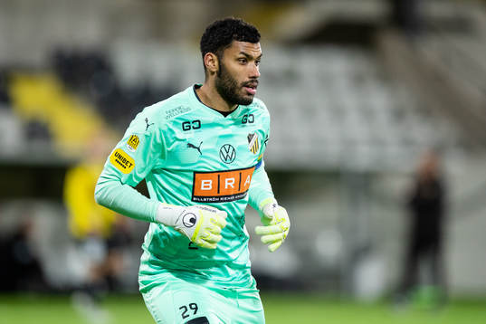 Häckens målvakt Jonathan Ursin Rasheed