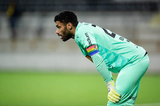 Häckens målvakt Jonathan Ursin Rasheed