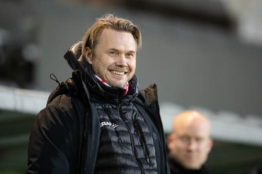 Fredrikstads huvudtränare Björn Johansen innan