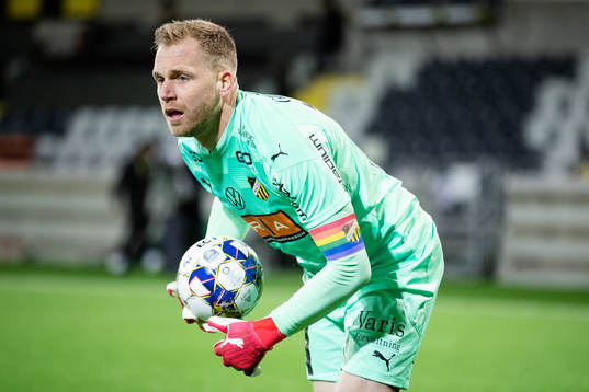 Häckens målvakt Peter Abrahamsson