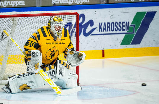 Skellefteås målvakt Gustaf Lindvall