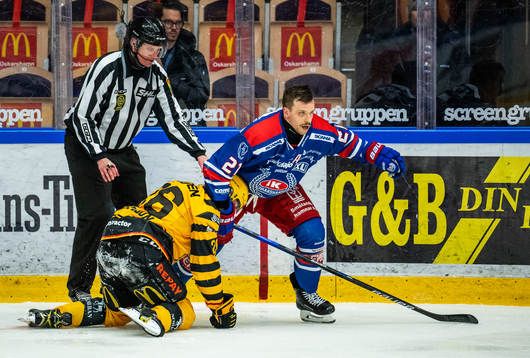 Skellefteås Simon Robertsson och Oskarshamns Brian Cooper