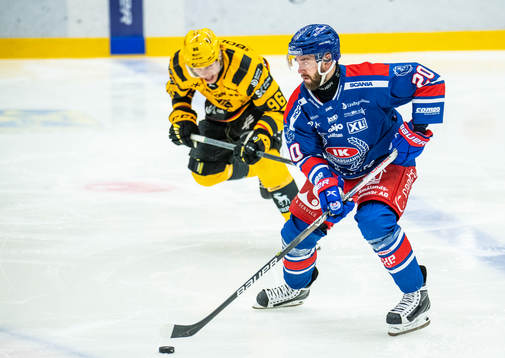 Oskarshamns Hynek Zohorna och Skellefteås Rickard Hugg