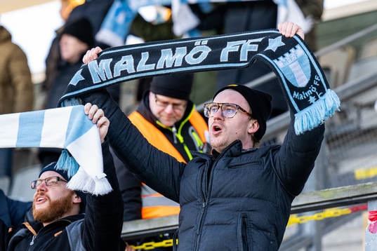 En supporter till Malmö FF