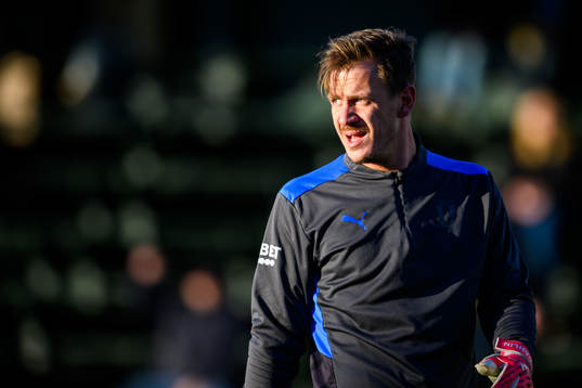 Malmö FFs målvakt Johan Dahlin