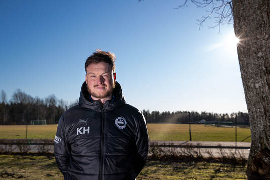 Värnamos tränare Kim Hellberg