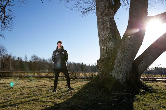 Värnamos tränare Kim Hellberg