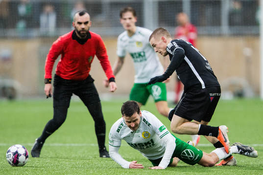 Hammarbys Jeppe Andrup Andersen och Sirius Jacob Ortmark