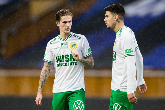 Hammarbys Fredrik Hammar och Edvin Kurtulus