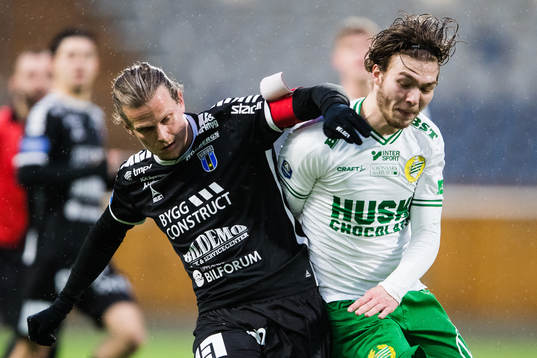Sirius Tim Björkström och Hammarbys Sebastian Brolin
