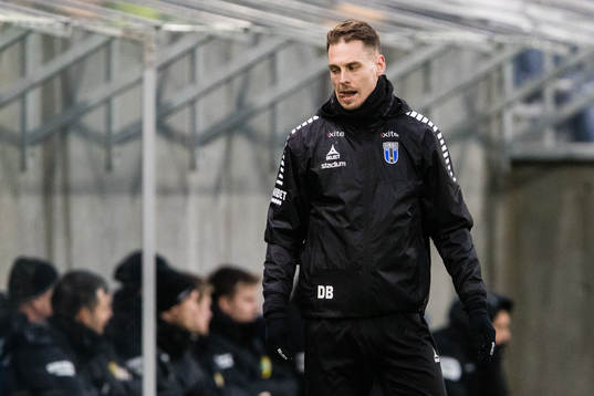 Sirius tränare Daniel Bäckström