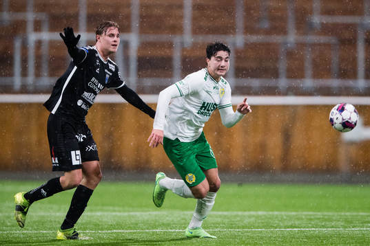 Sirius Noel Hansson och Hammarbys Jusef Erabi