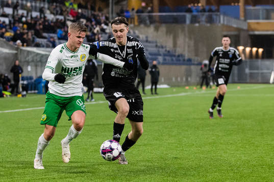 Hammarbys Ben Engdahl och Sirius Tim Olsson