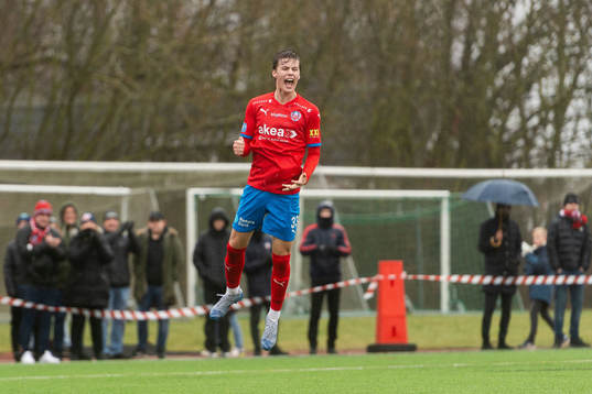 Helsingborgs Vilgot Carlsson jublar