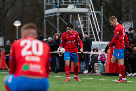 Helsingborgs Dennis Olsson, Brandur Hendriksson Olsen och