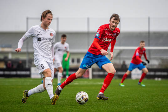 Hittarps William Fredland och Helsingborgs Rasmus Jönsson