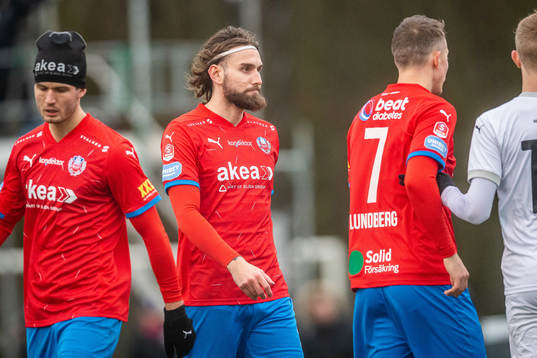 Helsingborgs Wilhelm Loeper, Ali Suljic och Viktor Lundberg