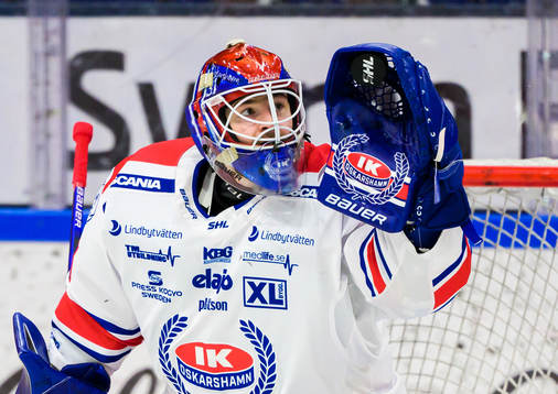 Oskarshamns målvakt Tim Juel