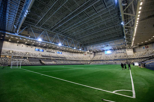 Interiör vy av Tele2 Arena