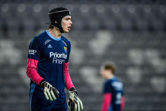 Djurgårdens målvakt Jacob Widell Zetterström