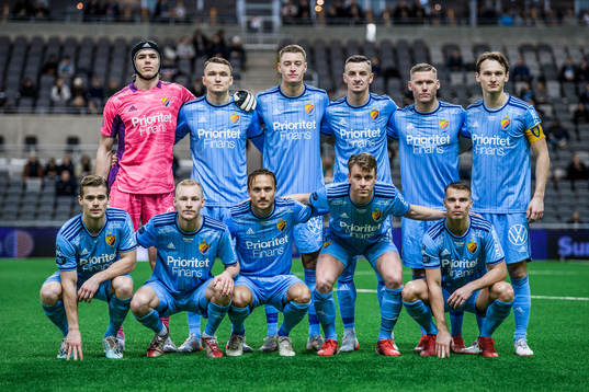 Djurgårdens startelva bestående av målvakt Jacob Widell