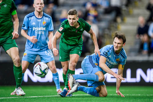 Mettas Gabriels Kirkils och Djurgårdens Hjalmar Ekdal