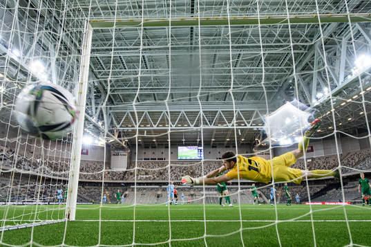 Mettas målvakt Alvis Sorokins släpper in 3-1