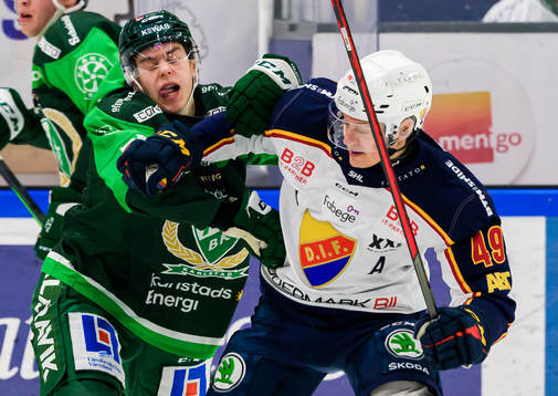 Färjestads Albert Johansson och Djurgårdens Rhett