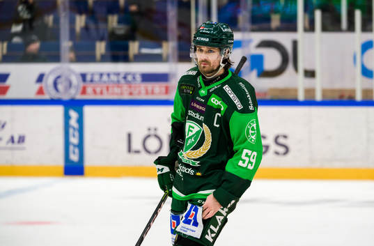 Färjestads Linus Johansson deppar