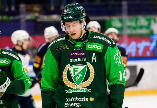 Färjestads Victor Ejdsell deppar