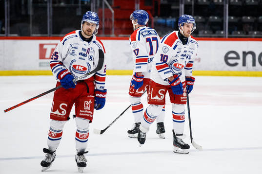 Oskarshamns Johannes Salmonsson och Dale Weise