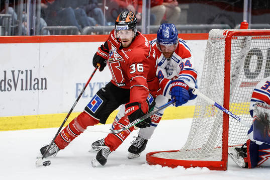 Örebros Emil Larsson och Oskarshamns Philip Samuelsson