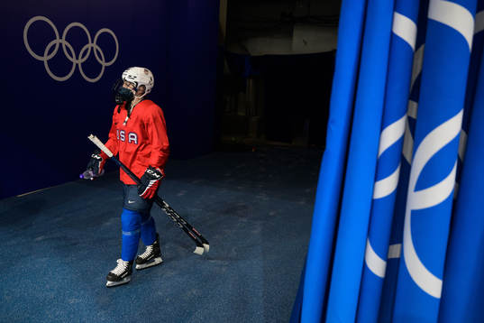 Kendall Coyne Schofield of the United States women's ice