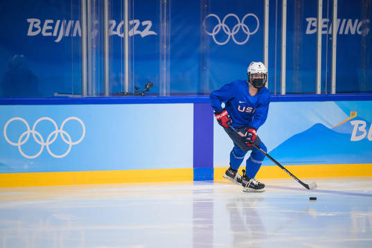 Caroline Harvey of the United States women's ice hockey