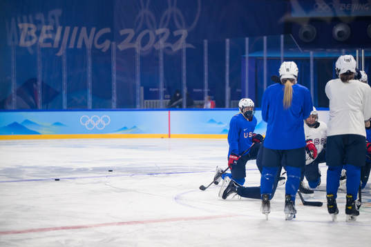Lee Stecklein of the United States women's ice hockey team