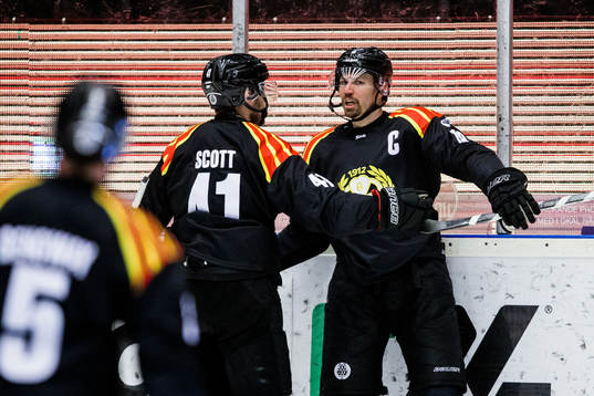 Brynäs Anton Rödin jublar