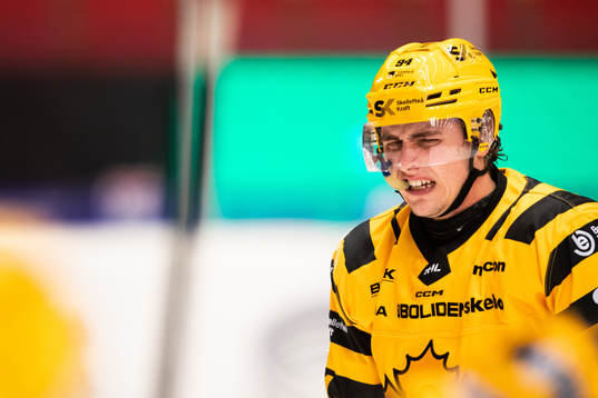 Skellefteås Linus Karlsson har ont