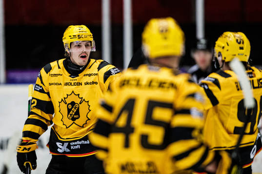 Skellefteås Jonathan Johnson jublar