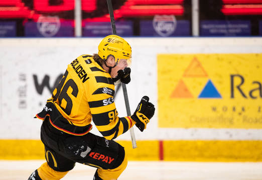 Skellefteås Rickard Hugg jublar
