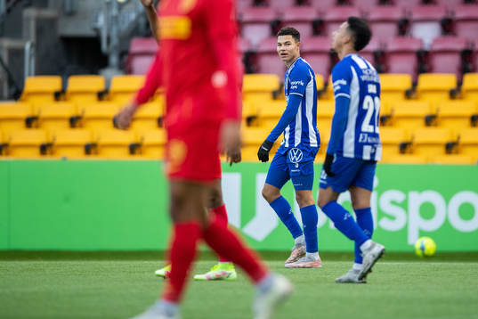 IFK Göteborgs Alexander Jallow deppar