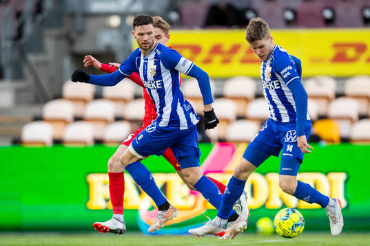 IFK Göteborgs Marcus Berg och Gustaf Norlin