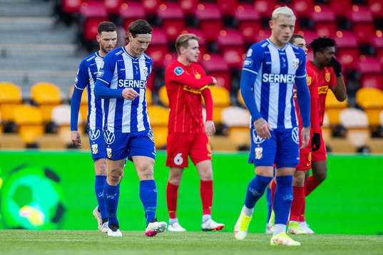 IFK Göteborgs Gustav Svensson  deppar