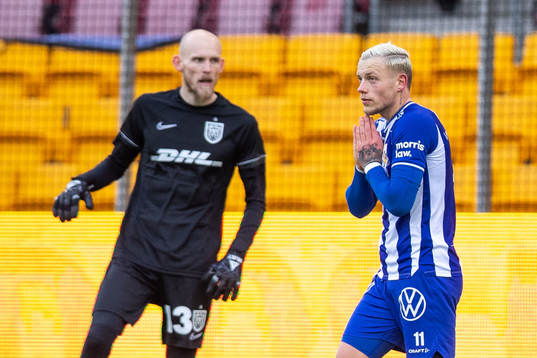 IFK Göteborgs Erik Sorga deppar