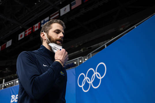 Head coach Ulf Lundberg of Sweden
