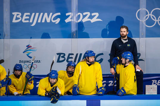 Head coach Ulf Lundberg of Sweden