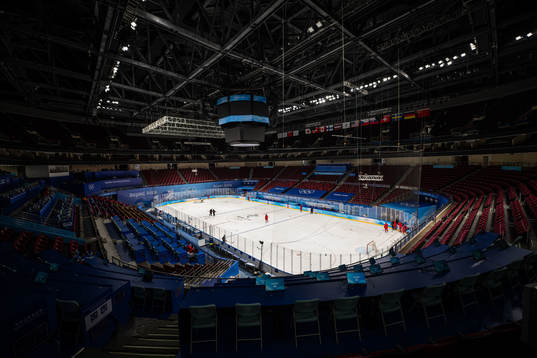 General interior view over Wukesong Sports Centre